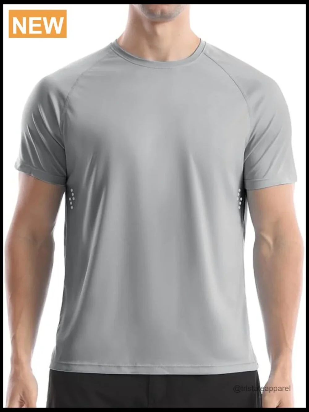 Men's UPF 50+ Sun Protection Short Sleeve Rash Guard Swim Shirt Quick Dry